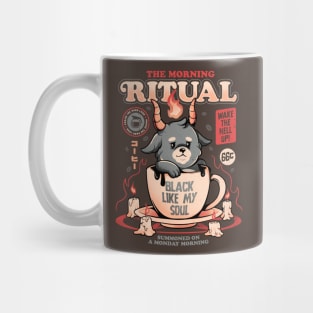 The Morning Ritual - Cute Baphomet Coffee Gift Mug